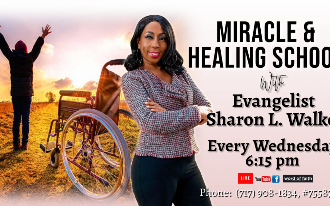 Healing School – Wednesday’s at 6:15 pm