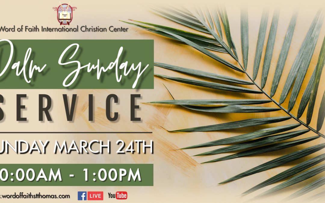 Palm Sunday Service – Sunday, March 24, 2024 at 10am